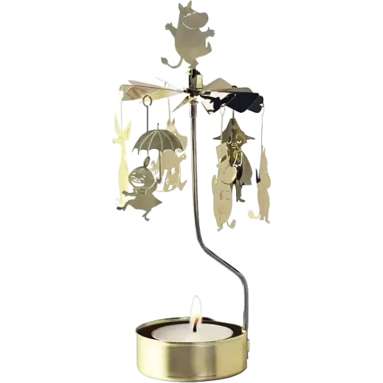 Kertaórói 16 cm - Moomin Family Gold