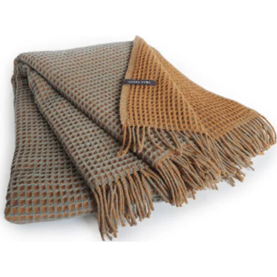 Ihanna Home teppi vöfflur rust/grey
