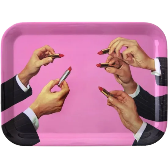 Tray - Lipstick pink