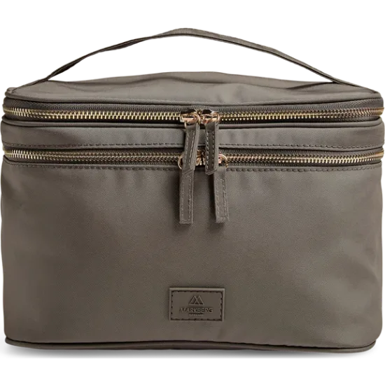 TreasureMBG Toiletry Bag Rec Walnut Gold 