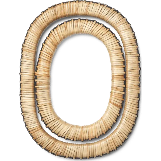 Weave Trivets - Set of 2-Natrual/Black