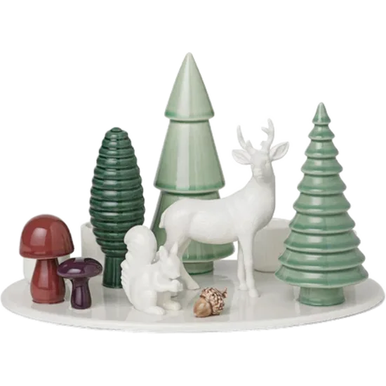 Winter stories Woodland Advent Candlestick 