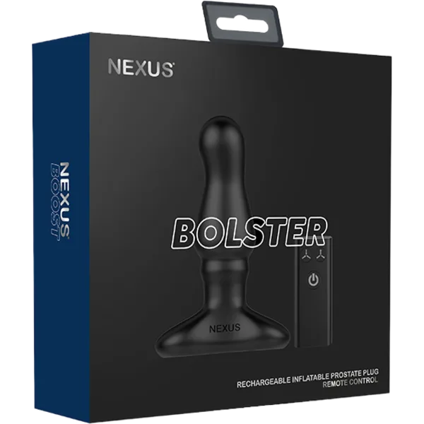 Bolster Butt Plug With Inflateable Tip