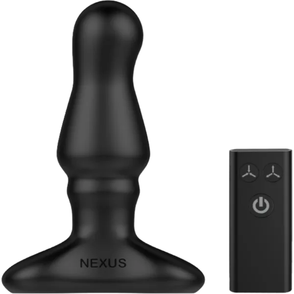 Bolster Butt Plug With Inflateable Tip