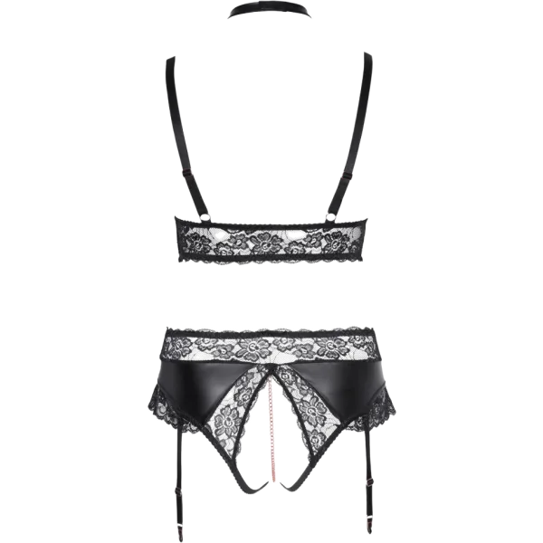 Bra And Briefs With Crotch Chain