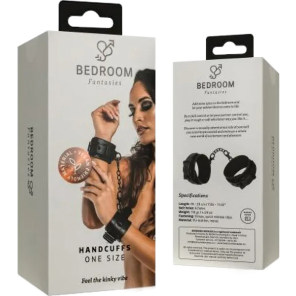 Faux Leather Handcuffs