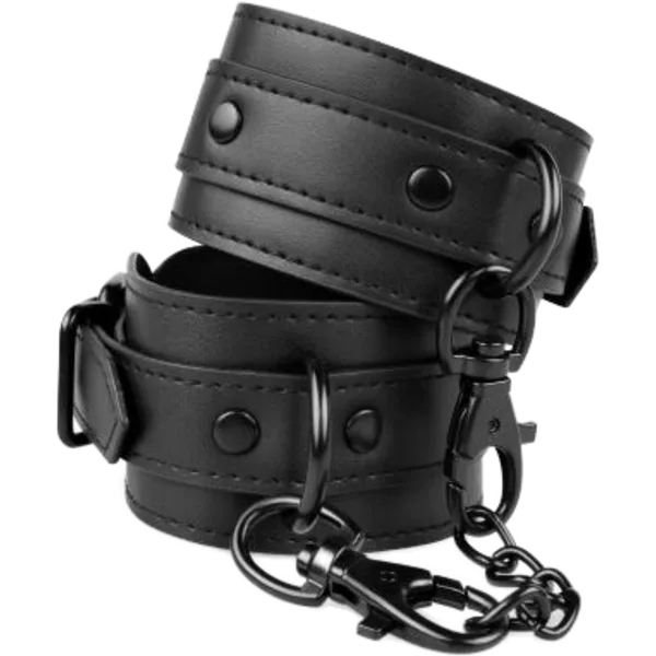 Faux Leather Handcuffs