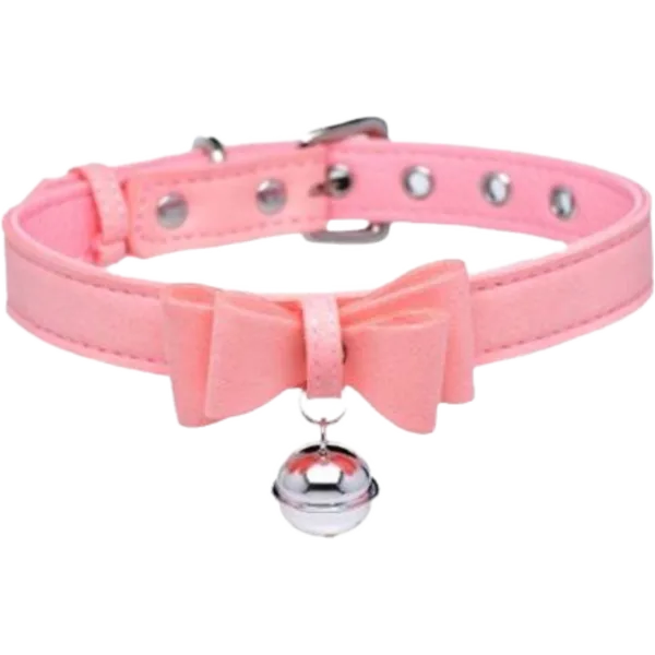 Golden Kitty Collar With Cat Bell