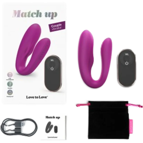 Match Up - Couple Vibrator With Remote