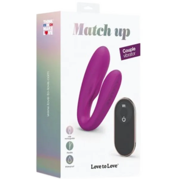 Match Up - Couple Vibrator With Remote