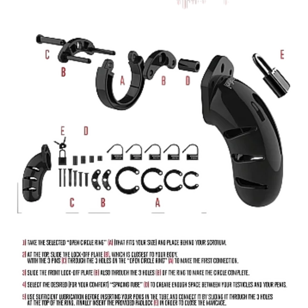 Chastity Cage Svart