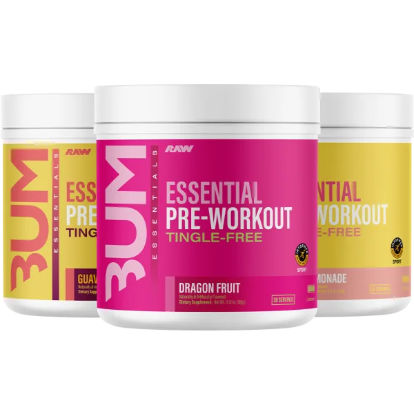 RAW NUTRITION - CBUM ESSENTIAL PRE WORKOUT TINGLE FREE