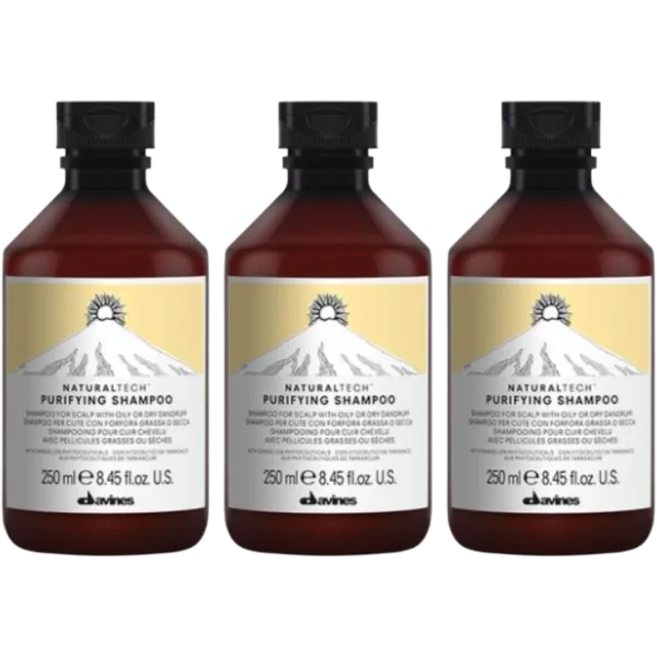 Davines - Purifying Shampoo - Þrennutilboð