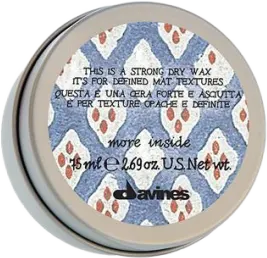 More Inside - This Is A Strong Dry Wax