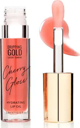 Dripping Gold - Hydrating Lip Oil Cherry Gloss 