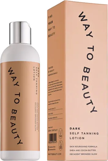 Way To Beauty - Dark - Self Tanning Lotion