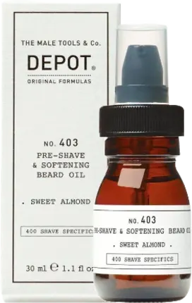 Shave Specifics - No. 403 - Pre-Shave & Softening Beard Oil -
            Sweet Almond