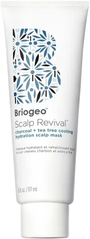 Briogeo Scalp Revival Charcoal + Tea Tree Cooling Hydration Mask for Dry, Itchy Scalp