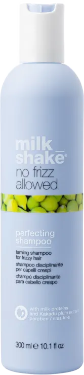 No-frizz allowed perfecting shampoo 